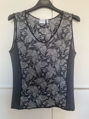 Armani дамска блуза като нова, бяла и сива, размер S