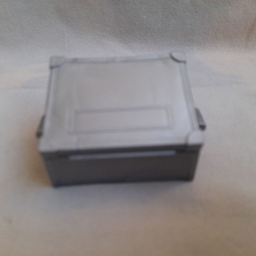 Playmobil storage box used, gray color