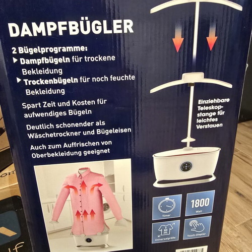 Automatic ironing machine for shirts and trousers
