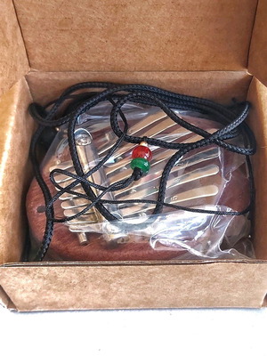 Kalimba musical instrument new with neck cord