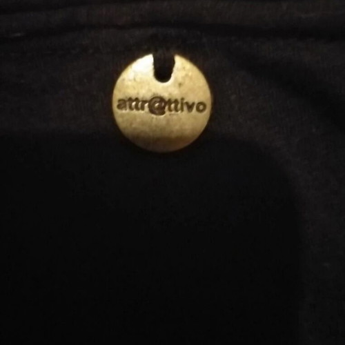 Attrattivo women's asymmetrical blouse M, like new, black and white