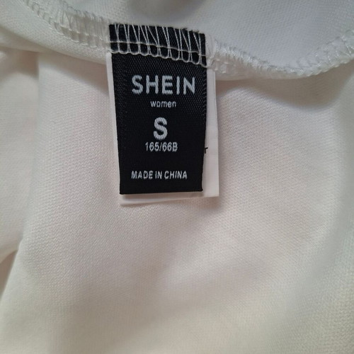 Shein dress white Small new