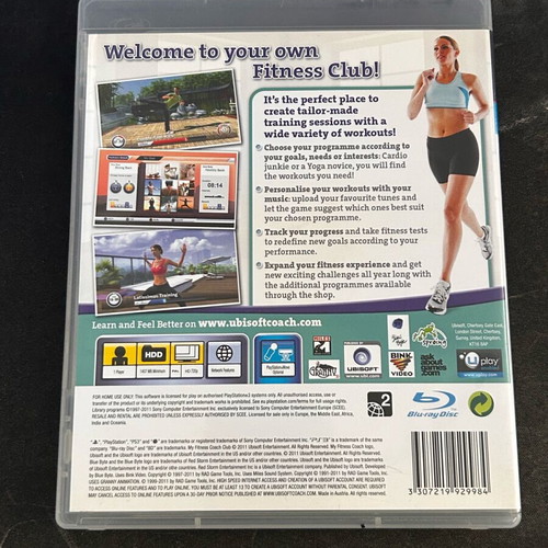 My Fitness Coach Club PS3 game used