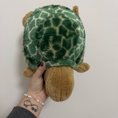 Plush turtle like new, soft medium-sized toy