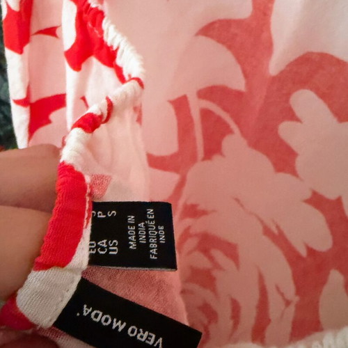 Summer dress Vero Moda small, new, white and red