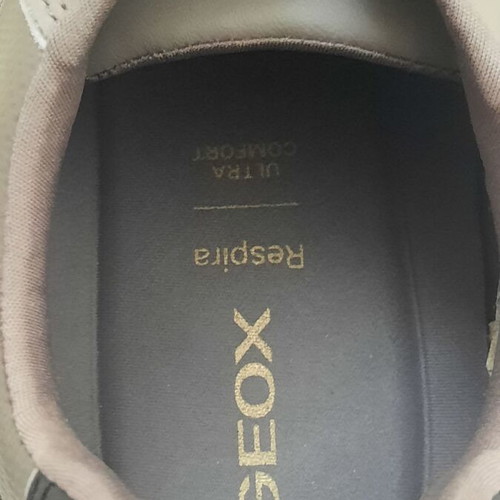 Geox sneakers men's size 42 suede brown gray like new