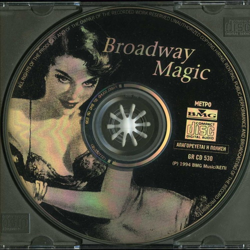 Broadway Magic CD used, 1994 Metro 27 Melodia FM 100
