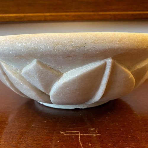 Marble decorative platter like new, 26 cm diameter