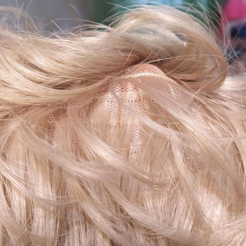 Vintage Kanekalon Wig used, retro style, dense