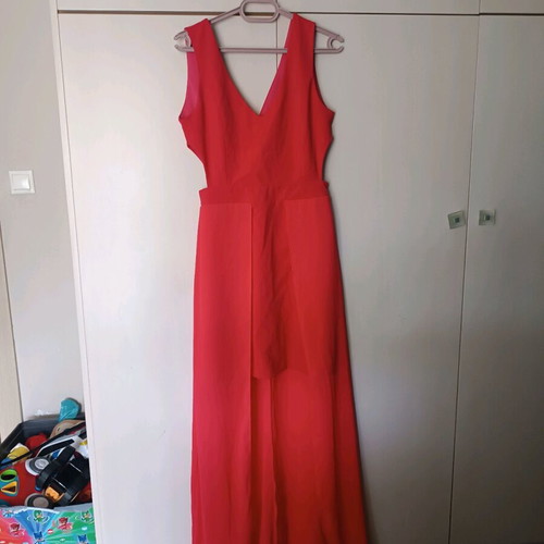 Dejavu women's dress red size Medium like new
