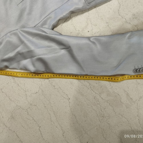 Berto Lucci suit gray, like new, includes shirt size M
