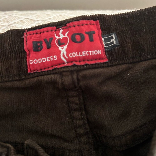 Bylot corduroy pants like new, y2k style, chocolate color, size L