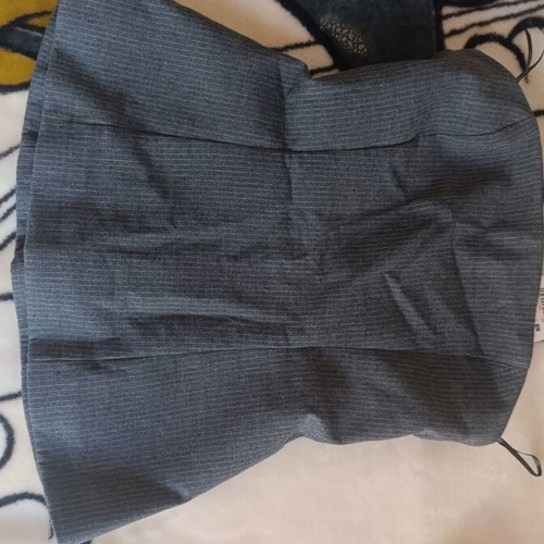 Zara gray bustier corset top new XS