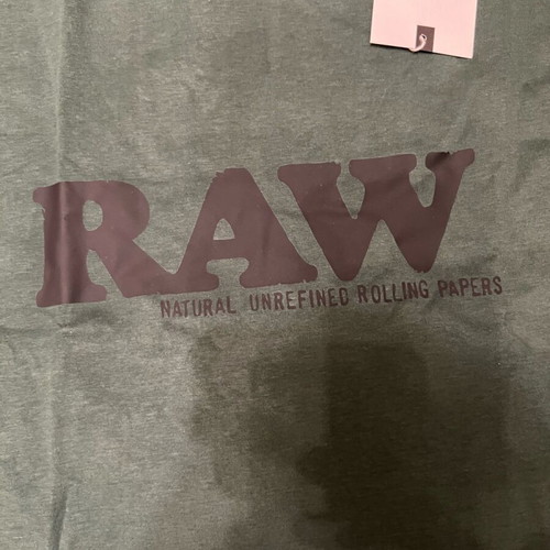 Raw t shirt new, green, size XL