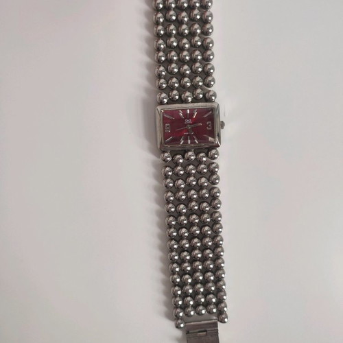 Q&Q Handheld Watch Silver Color