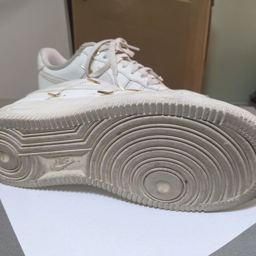 Nike Air Force 1 '07 LX women's sneakers, sail metallic gold, size 36