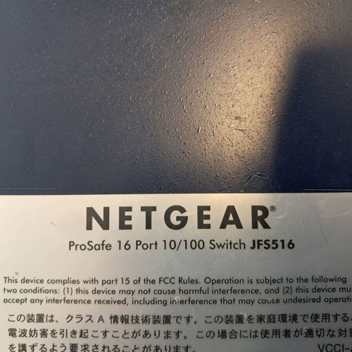 Netgear Switch JFS516 16-port used