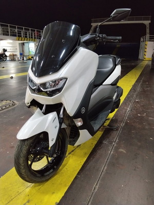 Yamaha NMAX 155 scooter 2024, white, 155 cc