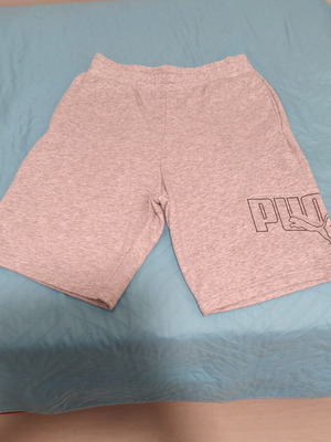 Puma shorts, grey, size medium