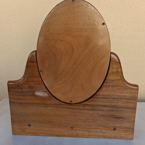 Vintage dressing table with drawers and mirror, used, 1960s
