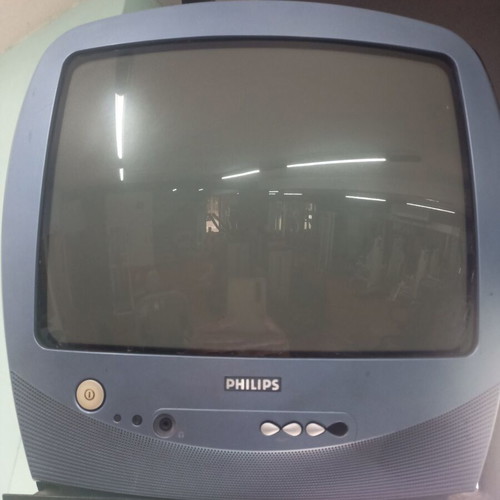 Philips televisions used, blue navy color, set of 2