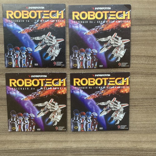 Robotech VCD pack of 4 episodes like new, dubbed sci-fi animation