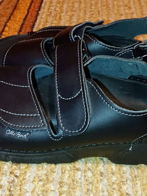 Otto Bock orthopedic sandals new, black leather, size 39