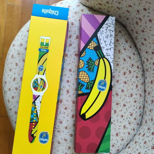 Britto Chiquita wristwatch new, colorful collectible