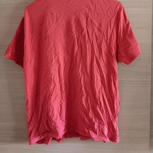 Women's short-sleeve blouse used, red, sizes L and XL