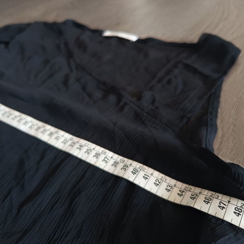 Melanie Lyne summer blouse L black like new