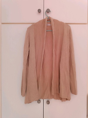 Zara cardigan beige without buttons like new, size M