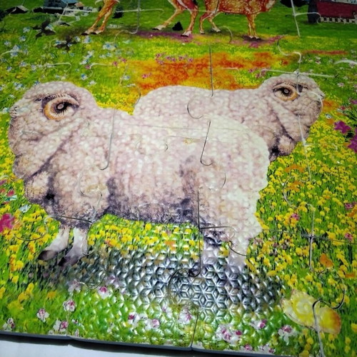 EVA foam farm puzzle, 54 pieces, 45x30 cm