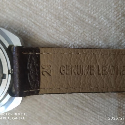ZARIA mechanical watch new with leather strap