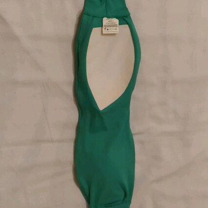 Swimwear top used, green, size S