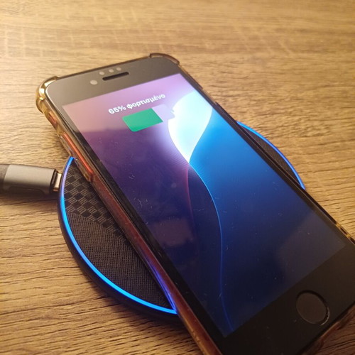 Wireless charger with type C cable, new