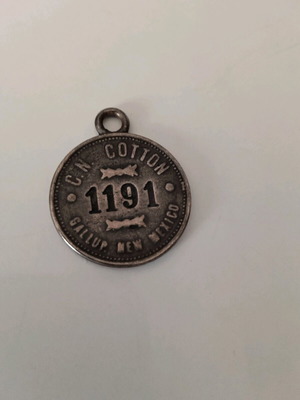 C.N.COTTON token 1191 used
