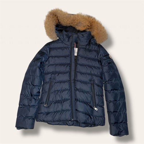 Moncler Women’s Down Jacket XS like new, navy with fur hood