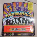 Children's harmonica orange new