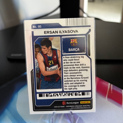 Ersan Ilyasova 2025-26 Panini Contenders EuroLeague card near mint