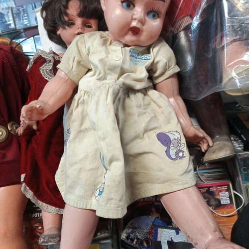 Vintage dolls used, pack of 10 in poor condition