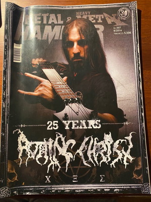 Metal Hammer 357 μεταχειρισμένο με αφίσα Rush/Slipknot
