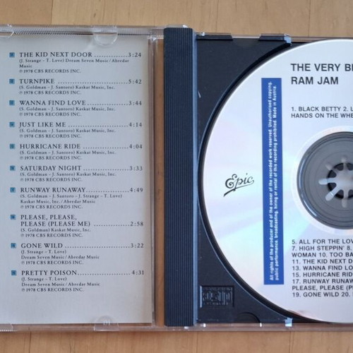 Ram Jam The Very Best Of CD used, rock