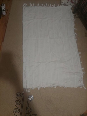 Woven quilt on loom 1960 like new