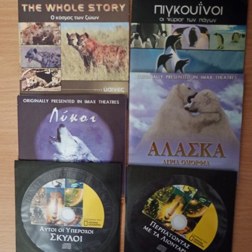 Documentaries pack of six like new