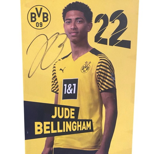 Jude Bellingham signed club card new