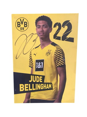 Jude Bellingham signed club card new