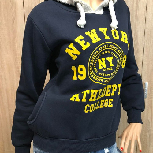 Senrise sweatshirt like new, blue and yellow, size M