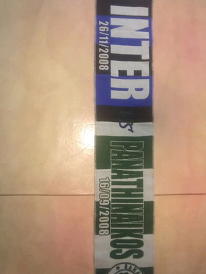 Κασκόλ Παναθηναϊκός/Ίντερ καινούργιο, γνήσιο