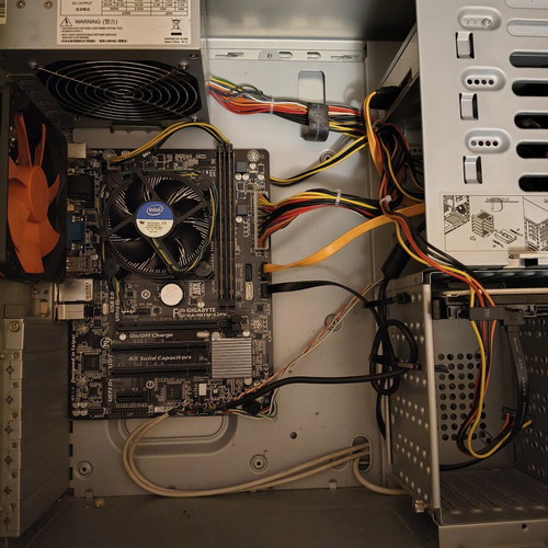 Turbo-X desktop computer i3-4160 4GB RAM 500GB HDD used