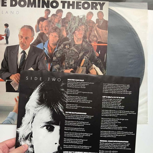 Bolland The Domino Theory LP vinyl like new, electronic
